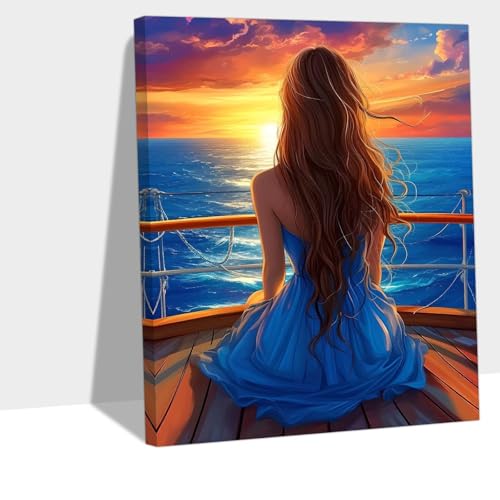 Malen nach Zahlen Erwachsene Frau Malen nach Zahlen Kinder ab 6 7 8 9 Jahre Sonnenuntergang Paint by Numbers,Ölgemälde DIY Leinwand mit 3 Pinsel Acryl für Home Wand Deko Frauen Gifts 40x50cm YX-568 Malen nach Zahlen Erwachsene Frau Malen nach Zahlen Kinder ab 6 7 8 9 Jahre Sonnenuntergang Paint by Numbers,Ölgemälde DIY Leinwand mit 3 Pinsel Acryl für Home Wand Deko Frauen Gifts 40x50cm YX-568 von Laewaele