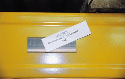 Etikettenhalter, selbstklebend, BxH 100x33 mm, wei á, VE 50 Stück Etikettenhalter, selbstklebend, BxH 100x33 mm, wei á, VE 50 Stück von Lager- Betrieb