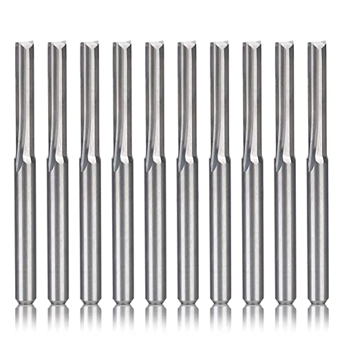 Lahdrhab 10 StüCke 2 FlöTe Cnc FräSer 3,175 Mm Gerade Schlitz Wolfram Stahl FräSer für Kunststoff Lahdrhab 10 StüCke 2 FlöTe Cnc FräSer 3,175 Mm Gerade Schlitz Wolfram Stahl FräSer für Kunststoff von Lahdrhab