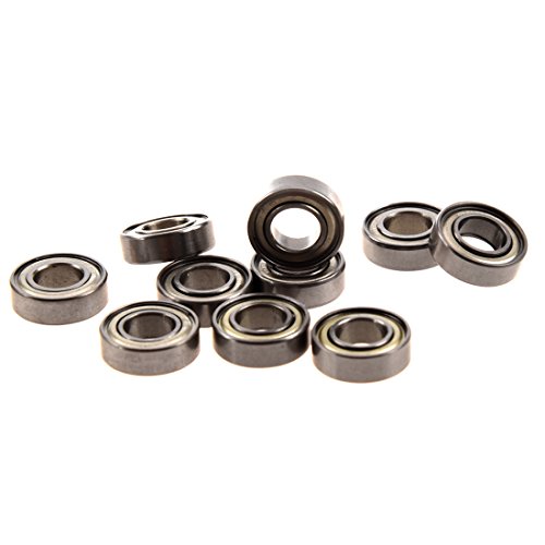 Lahdrhab 10 Stueck 698Z 8 x 19 x6mm Einreihige Verschlossene Rillenkugellager von Lahdrhab