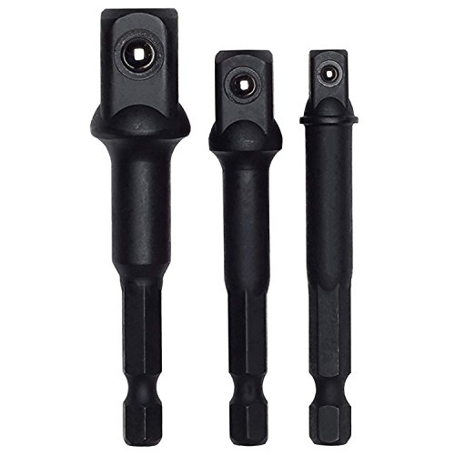 Lahdrhab Impact Grade Buchse Adapter/Erweiterung Set | Dreht Power Drill in High Speed Nut Driver | 1/4, 3/8 und 1/2 Drive Lahdrhab Impact Grade Buchse Adapter/Erweiterung Set | Dreht Power Drill in High Speed Nut Driver | 1/4, 3/8 und 1/2 Drive von Lahdrhab