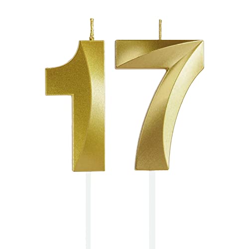 Lahviuu Geburtstag Zahlen Kerzen,17 Geburtstag Zahl Kerzen Gold Geburtstagskerzen Cake Topper Geburtstag Kuchendeko Kuchen Dekoration,für Hochzeit Party Hochzeit Jahrestag Feier Lieferungen Lahviuu Geburtstag Zahlen Kerzen,17 Geburtstag Zahl Kerzen Gold Geburtstagskerzen Cake Topper Geburtstag Kuchendeko Kuchen Dekoration,für Hochzeit Party Hochzeit Jahrestag Feier Lieferungen von Lahviuu
