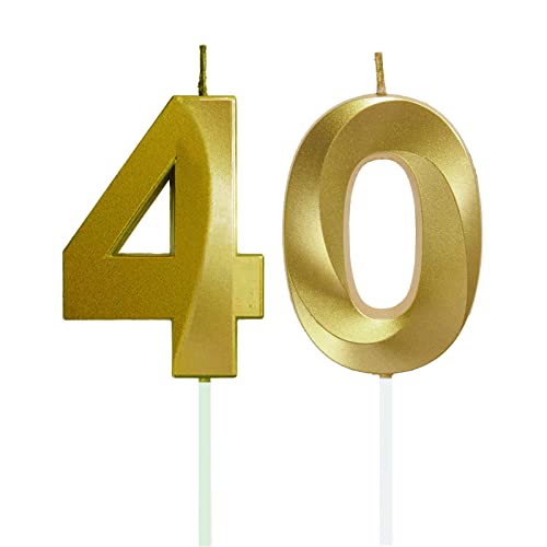Lahviuu Geburtstag Zahlen Kerzen,40 Geburtstag Zahl Kerzen Gold Geburtstagskerzen Cake Topper Geburtstag Kuchendeko Kuchen Dekoration,für Hochzeit Party Hochzeit Jahrestag Feier Lieferungen Lahviuu Geburtstag Zahlen Kerzen,40 Geburtstag Zahl Kerzen Gold Geburtstagskerzen Cake Topper Geburtstag Kuchendeko Kuchen Dekoration,für Hochzeit Party Hochzeit Jahrestag Feier Lieferungen von Lahviuu