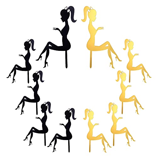 High Heel Girl Cake Topper,10 pcs Cupcake Topper aus Acryl Kuchen Aufsatz Deko High Heels Sexy Cake Topper Hochzeit Torten Topper Geburtstag Cake Topper Dame Lady Silhouette,für Hochzeitsfeier Party High Heel Girl Cake Topper,10 pcs Cupcake Topper aus Acryl Kuchen Aufsatz Deko High Heels Sexy Cake Topper Hochzeit Torten Topper Geburtstag Cake Topper Dame Lady Silhouette,für Hochzeitsfeier Party von Lahviuu