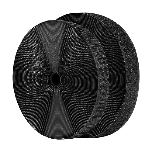Klettband zum Nähen,2 Rollen Klettband und Haken Aufnähen Tapes Klettverschluss Band Klettbänder Klettpunkte Hakenband Flauschband,für Haushalt,DIY und Handgefertigt,10m*2cm Schwarz Klettband zum Nähen,2 Rollen Klettband und Haken Aufnähen Tapes Klettverschluss Band Klettbänder Klettpunkte Hakenband Flauschband,für Haushalt,DIY und Handgefertigt,10m*2cm Schwarz von Lahviuu
