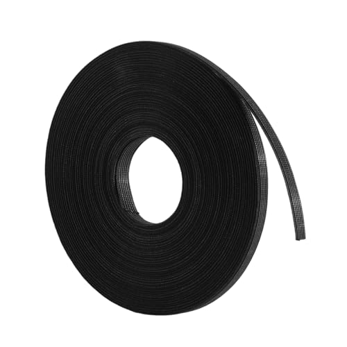 Polyester Korsett Boning 50 Yards 8 mm Knochen Zum Nähen Knochen Korsett Fischbein Low Density-Stäbchen Nähen Zubehör für Korsetts Brautkleider Abendkleider Unterwäsche Hüte, Schwarz von Lahviuu