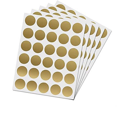 Rubbelaufkleber 300 Stück Rubbel Etiketten Runde Rubbellos Aufkleber Scratch Off-Etikette Rubbelstickers Rubbelkarten für Party Hochzeit Geburtstag Einklebebuch Postkarte Überraschungsgeschenk Gold von Lahviuu