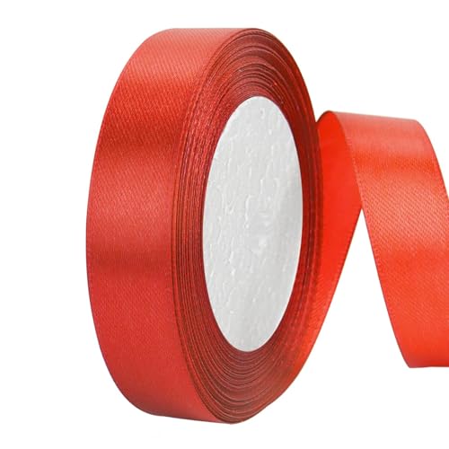 Satinband Rot 25 mm x 22 m Geschenkbänder Dekoration Geschenkband Schleifenband, für Heimwerkerkunst Handwerk, Geschenk Verpackung, Schleifen, Hochzeitsdekoration, Blumenstrauß Satinband Rot 25 mm x 22 m Geschenkbänder Dekoration Geschenkband Schleifenband, für Heimwerkerkunst Handwerk, Geschenk Verpackung, Schleifen, Hochzeitsdekoration, Blumenstrauß von Lahviuu