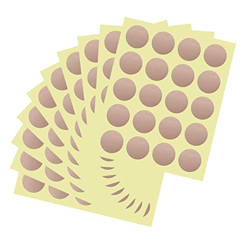 Lahviuu Wandtattoo Punkte Roségold,200 pcs Herausnehmbarer Dots Wandaufkleber Wandsticker Punkte Aufkleber Wanddeko,fur Babyzimmer Kinderzimmer Kindergarten Mädchen Schlafzimmer und Dekoration,5cm von Lahviuu