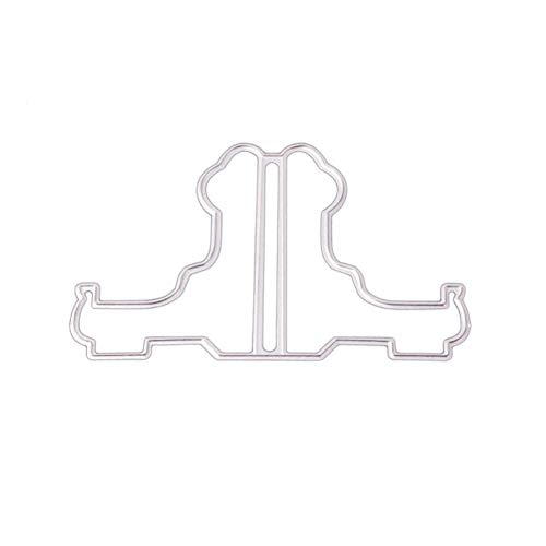 Lai-LYQ Stanzmaschine Stanzschablone, Metall Stanzformen Unterstützung Album Fotohalter Scrapbooking DIY Prägeschablonen Dekor Silver Lai-LYQ Stanzmaschine Stanzschablone, Metall Stanzformen Unterstützung Album Fotohalter Scrapbooking DIY Prägeschablonen Dekor Silver von Lai-LYQ