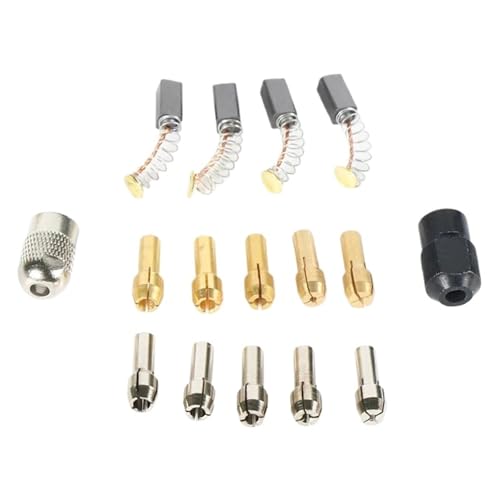 16-teiliges Bohrfutter-Spannzangen-Set, 1,0–3,2 Mm, 4,3-Schaft, Kohlebürsten-Spannfutter-Adapter For Drehwerkzeug, Elektrowerkzeug-Zubehör 16-teiliges Bohrfutter-Spannzangen-Set, 1,0–3,2 Mm, 4,3-Schaft, Kohlebürsten-Spannfutter-Adapter For Drehwerkzeug, Elektrowerkzeug-Zubehör von LaiYN
