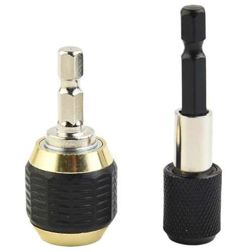 2 Stück 50/60 Mm Bohrfutter Schraubendreher Schlagschrauber Schnellwechseladapter 1/4 Zoll Sechskantschaft Bohrer Schnellwechselkonverter Adapter Werkzeug 2 Stück 50/60 Mm Bohrfutter Schraubendreher Schlagschrauber Schnellwechseladapter 1/4 Zoll Sechskantschaft Bohrer Schnellwechselkonverter Adapter Werkzeug von LaiYN