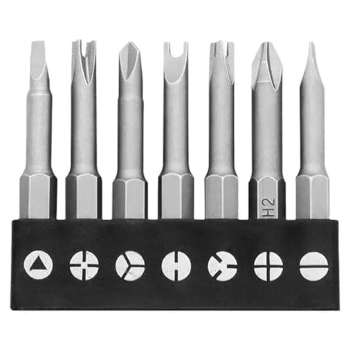5/7/13-tlg. 5-tlg. Schraubendreher-Set In Sonderform, 50 Mm, Dreipunkt-Schraubendreher-Bit-Werkzeug(7pcs) von LaiYN