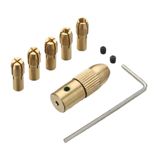 Einfache Motorwelle Elektrowerkzeug-Zubehör Bohrer Spannzange Drehwerkzeug Bohrfutter Adapter Bits(3.17mm) von LaiYN