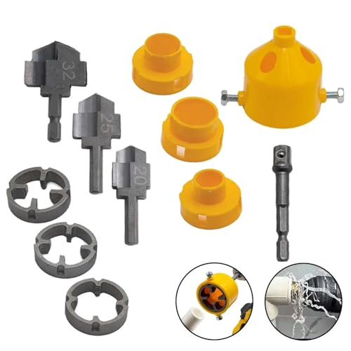 PPR-Bohrer Mit PVC-Rohreinfädler, Wasserrohr-Expansionsbohrer, Klempnerrohr, Runder Matrizensatz, Sanitär-Reparaturwerkzeug von LaiYN