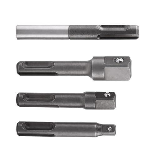 Plus Schaft Auf 1/4" Innensechskant-Adapter Und 1/4" 3/8" 1/2" Vierkant-Bohrer-Verlängerungsanschluss von LaiYN