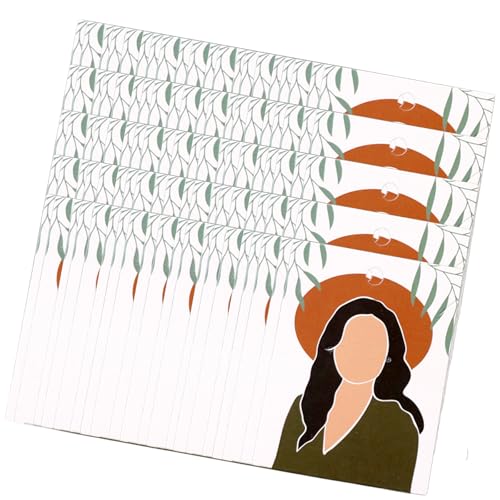 100 Stück Perlen Pulver Papier Ohrringkarte 6 x 8 cm Verpackungskarten Schmuck Präsentationskarten für Schmuck Organisation von Laikoutd