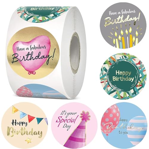 500 Bewertungen Happy Mother's Versiegelungsaufkleber 1 Zoll Blütenversiegelungskleber Verpackungsetiketten Für Buchstabenumschlagkartenpapier von Laikoutd