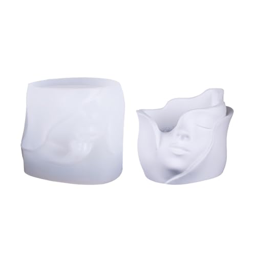 Blütenknopfform Vase Formen Menschliche Gesichtsform Blumenpotform Epoxidharzform Stiftspeicherhalter Formen Zum Handwerk Blütenknopfform Vase Formen Menschliche Gesichtsform Blumenpotform Epoxidharzform Stiftspeicherhalter Formen Zum Handwerk von Laikoutd