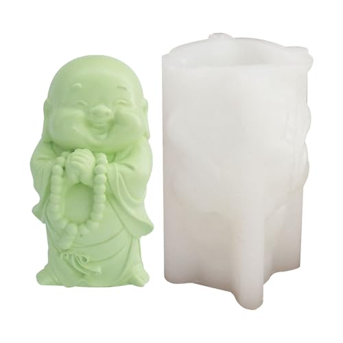 Buddhistische Statuen-Silikonformen für Epoxidharzherstellung, Seife, Süßigkeiten, Fondant, Schokoladenformen zum Backen von Laikoutd