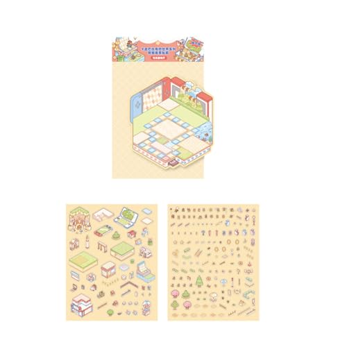 Capibala World Szene Aufkleber Ästhetische Miniaturisierte Landschaft Dekorative Für Kinder Mädchen Jungen Szene Machen Dekorative Cartoonlandschaft Für Kind Capibala World Szene Aufkleber Ästhetische Miniaturisierte Landschaft Dekorative Für Kinder Mädchen Jungen Szene Machen Dekorative Cartoonlandschaft Für Kind von Laikoutd