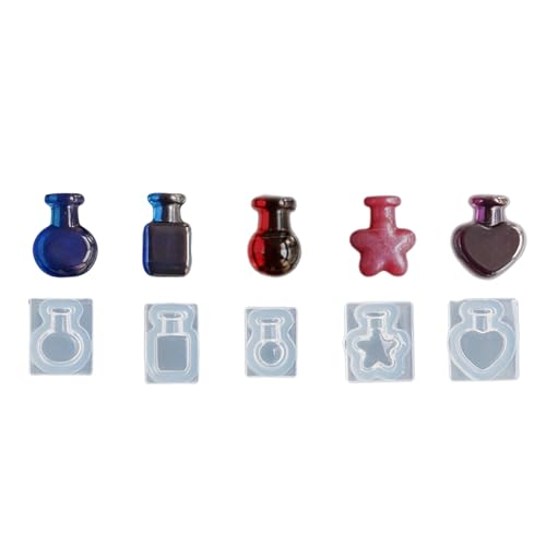 Detaillierte Silikonflaschenform Set Für Harz Schlüsselanhänger Fondant Toppers Miniaturflaschen Schuhe Brot Futter Sicher Detaillierte Silikonflaschenform Set Für Harz Schlüsselanhänger Fondant Toppers Miniaturflaschen Schuhe Brot Futter Sicher von Laikoutd