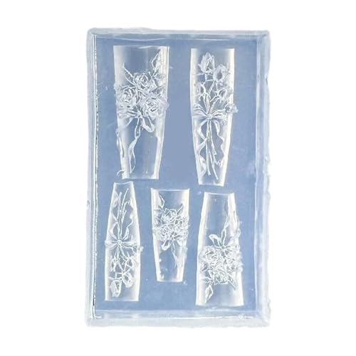Doppelte Blumennägel Schimmelpilz Set Wiederverwendbare Silikonwerkzeuge Zum Erstellen Von Nägeln Charme Und Schönheitszubehör Doppelte Blumennägel Schimmelpilz Set Wiederverwendbare Silikonwerkzeuge Zum Erstellen Von Nägeln Charme Und Schönheitszubehör von Laikoutd