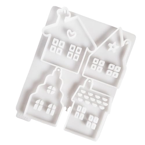 Epoxidharz Schlüsselkette Schimmel Silicon House Schlüsselbauer Hersteller Für Handwerksliebhaber Elegante Schlüsselkettenzubehör Schimmelbehaltbehörde Zubehör von Laikoutd