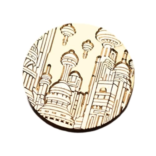 Gebäude Versiegelung Wachs Stempel Metall Seal Head Zum Scrapbooking Versiegelungsumschlagkarte Hochzeit Einladungen Dekoration Handwerkssatz Set von Laikoutd