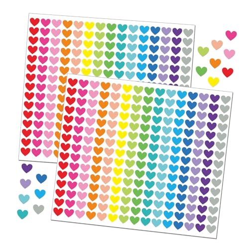 Herzförmiger Aufkleber Abnehmbarer Kleber Für Kid Craft Scrapbooking Journal Foto Album Home Party Decoration Paper Paper von Laikoutd