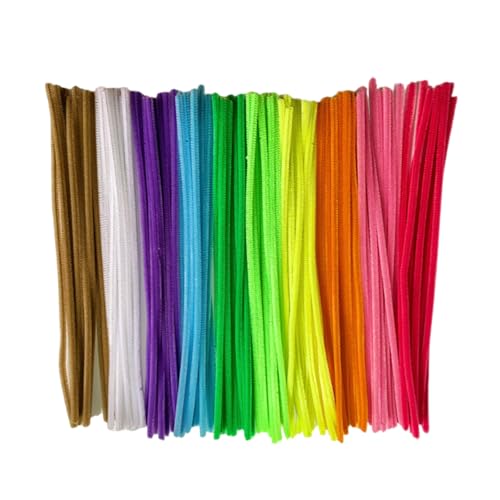 Laikoutd 100 PCs Weiche Rohrreiniger Chenilles Stängel Biegung Stick Fuzzy Draht Bunt Fuzzy Für Bastelklassenzimmer Laikoutd 100 PCs Weiche Rohrreiniger Chenilles Stängel Biegung Stick Fuzzy Draht Bunt Fuzzy Für Bastelklassenzimmer von Laikoutd
