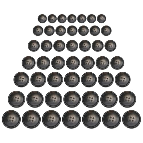 Laikoutd 70 Stcs Runde Knöpfe 4 Löcher Hemdmantel Nähen Harz Zum Nähen Von Handwerksprojekten Laikoutd 70 Stcs Runde Knöpfe 4 Löcher Hemdmantel Nähen Harz Zum Nähen Von Handwerksprojekten von Laikoutd