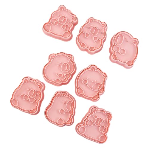 Laikoutd Capybaras Keksformen für Backbegeisterte, Kekse, Fondant, Prägestempel, rostbeständig, Dessert-Backwaren, 8 Stück Laikoutd Capybaras Keksformen für Backbegeisterte, Kekse, Fondant, Prägestempel, rostbeständig, Dessert-Backwaren, 8 Stück von Laikoutd