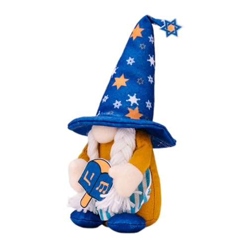 Laikoutd Chanukkah-Zwerge, Puppen für Festival, handgefertigt, Chanukah, Plüsch, skandinavische Zwergpuppen, Tischdekorationen von Laikoutd