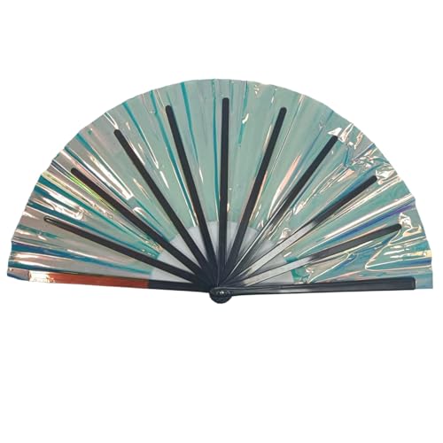 Laikoutd Großer Faltventilator Mit Bamboos Rippendesign Lauter Chips Für Theatertänze Zeigt Reflektierende Tanzhand Laikoutd Großer Faltventilator Mit Bamboos Rippendesign Lauter Chips Für Theatertänze Zeigt Reflektierende Tanzhand von Laikoutd