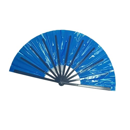 Laikoutd Großer Faltventilator Mit Bamboos Rippendesign Lauter Chips Für Theatertänze Zeigt Reflektierende Tanzhand von Laikoutd