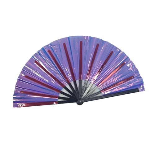 Laikoutd Großer Faltventilator Mit Bamboos Rippendesign Lauter Chips Für Theatertänze Zeigt Reflektierende Tanzhand Laikoutd Großer Faltventilator Mit Bamboos Rippendesign Lauter Chips Für Theatertänze Zeigt Reflektierende Tanzhand von Laikoutd