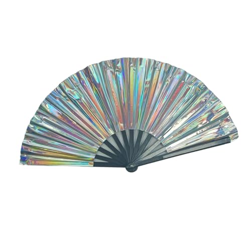 Laikoutd Großer Faltventilator Mit Bamboos Rippendesign Lauter Chips Für Theatertänze Zeigt Reflektierende Tanzhand Laikoutd Großer Faltventilator Mit Bamboos Rippendesign Lauter Chips Für Theatertänze Zeigt Reflektierende Tanzhand von Laikoutd