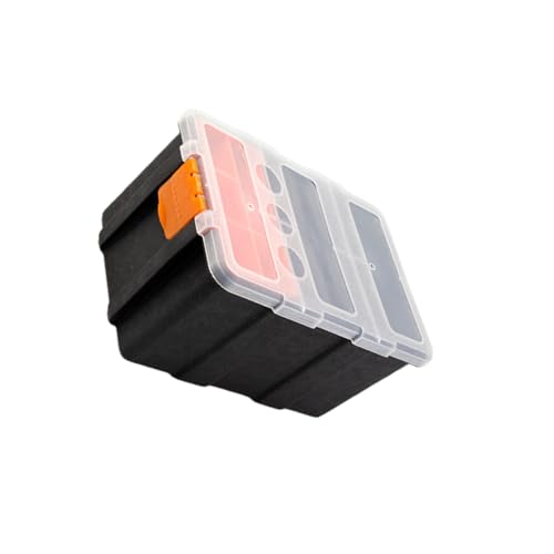Laikoutd Kleinteile-Organizer, Hardware-Aufbewahrungsbox mit Deckel, Hardware-Organizer, Box, Schrauben, Sortierbox für Schrauben und Nägel von Laikoutd