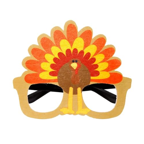 Laikoutd Partygläser Thanksgiving Festival Holiday Decoration Supplies Turkey Brille Türkei Thanksgiving Day Supplies Für Heimschule Aktivität von Laikoutd