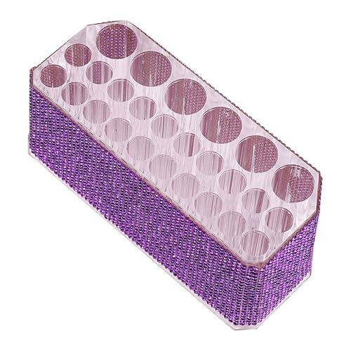 Laikoutd Strasssteine Acryl Pen Pen Cup 26 Loch Kosmetischer Werkzeug Organizer Raumsparende Make Up Bürstenständer Für Augenbrauen Bleistift Dekorierter Kosmetischer Pinselständer Laikoutd Strasssteine Acryl Pen Pen Cup 26 Loch Kosmetischer Werkzeug Organizer Raumsparende Make Up Bürstenständer Für Augenbrauen Bleistift Dekorierter Kosmetischer Pinselständer von Laikoutd