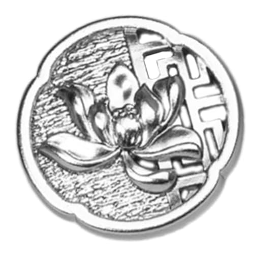 Laikoutd Vintage Button Hollow Blumenmetallnähung Chinesische Kleidung Kleidung Für Strickjacke Mantelkleid Handwerk Accessoires von Laikoutd