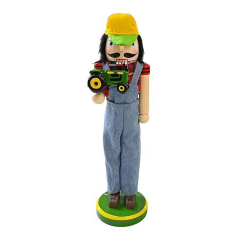 Laikoutd Weihnachtsfigur für den Schreibtisch, elegante Schreibtischdekoration, Holzfigur, Skulptur, Tischdekorationen von Laikoutd