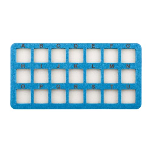 Multifauntal Fear Perlen Organisatoren Pad Mit 21 Fächer Schmuck Workstation Geeignet Für Schmuckdesigner Filzhandwerk von Laikoutd