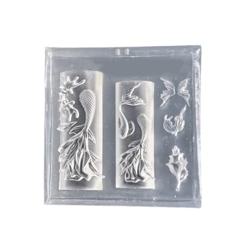 Professionelle Nägel Kunstform Meerjungfrau Schwanzform Kleine Accessoires Formform Nägel Dekorative Formen Für Maniküre Dekorationen Wiederverwendbarer Nagelskulpturenform von Laikoutd