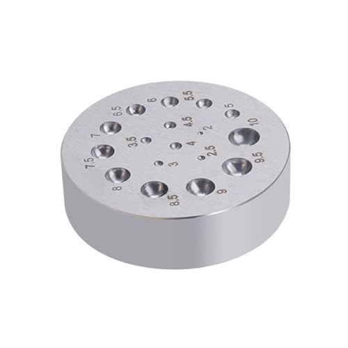 Professioneller Schmuck Dapping Block Schmuckherstellung Werkzeug Stahl Textur Blockieren Block Stahl Handwerksblock Für Schmuck Quadrat Dapping von Laikoutd