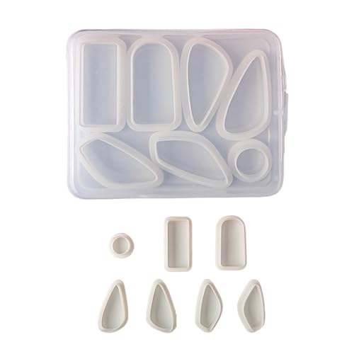 Professionelles Harzheizform Mit Vintage 7-Design Wiederverwendbarer Tonohrringhersteller Zum Backen Von Handgemachtem Ohrringform Vintage Muster von Laikoutd