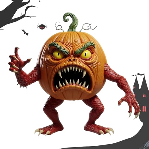 Lainiaoly Halloween-Figuren, Lustiges Kürbisgesicht, Resin Deko-Mittelstücke für Halloweenpartys Erwachsene auf Schreibtisch und Wohnzimmertisch Lainiaoly Halloween-Figuren, Lustiges Kürbisgesicht, Resin Deko-Mittelstücke für Halloweenpartys Erwachsene auf Schreibtisch und Wohnzimmertisch von Lainiaoly