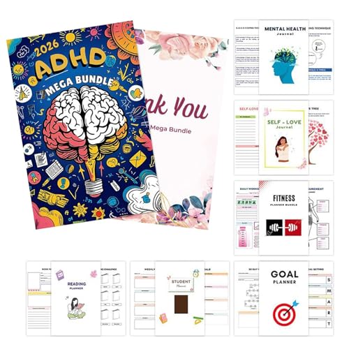 Lainiaoly Planer Buch - 2026 Schüler Stundenplan Notizbuch 300 Blätter | Zieltagebuch Für Mentale Gesundheit Fitnessplaner Für Lehrer Schüler Homeschool Reise Workout Zuhause von Lainiaoly