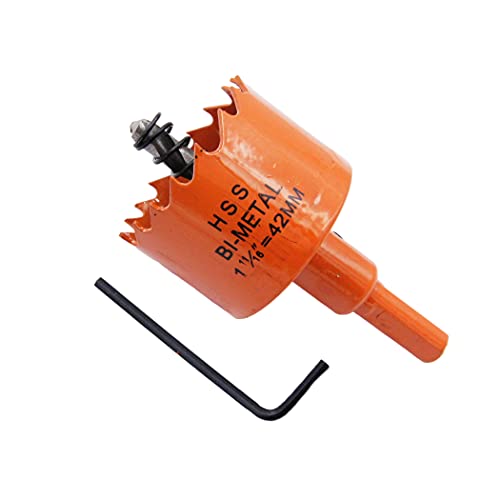 LAIWEI Lochsäge 42mm zum Bohren von Löchern in Holz, Gipskarton, PVC, etc. Scharfes und langlebiges Bohrwerkzeug LAIWEI Lochsäge 42mm zum Bohren von Löchern in Holz, Gipskarton, PVC, etc. Scharfes und langlebiges Bohrwerkzeug von Laiwei